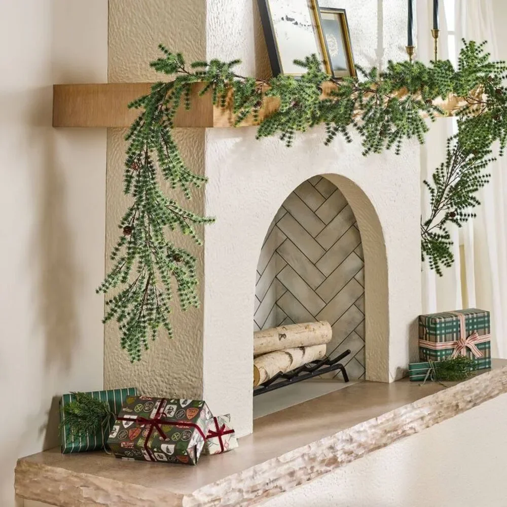12' Pine with Pinecone Garland - Hearth & Hand with Magnolia
